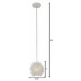 thumbnail image 6 of 169M01SWH-Varaluz Lighting-Urchin - One Light Uber Mini Pendant-White Finish, 6 of 6