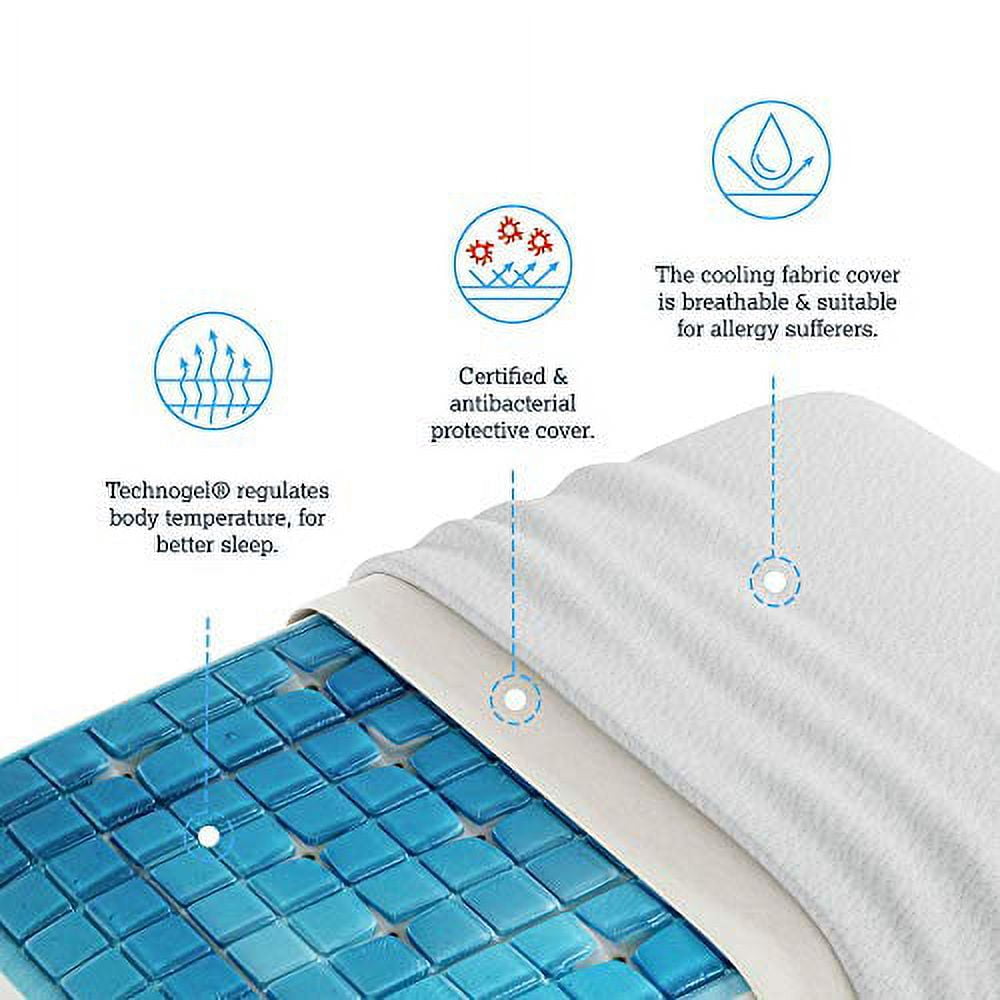 Technogel top mattress topper