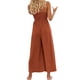 thumbnail image 5 of Txlixc, mono de tirantes finos de verano para mujer, mono de Color sólido con cuello en V y cintura alta, peleles de pierna ancha con bolsillos Txlixc  Estilo de ocio, 5 of 5