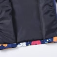 thumbnail image 6 of CAUYDY Toddler Baby Boys Girls Hooded Jacket Windbreaker Lightweight Dinosaur Print Coat Autumn Long Sleeve Windproof Outwear(L101-Blue,3-4 Y), 6 of 9