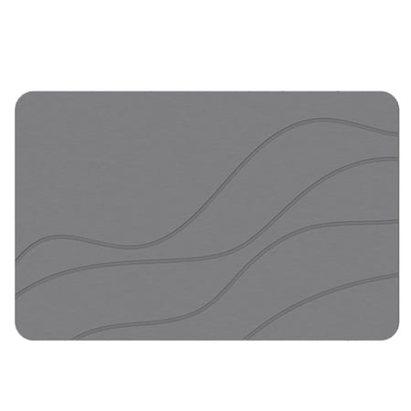 Bath Mat Stone Diatomaceous Earth Silica Material Quick Drying Water Absorbing Anti Stylish Easy to Maintain for Home Bathroom Shower Bathtub Floor Safety