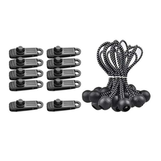 5/10/12x Easy Clips Fastener asegura barcos carpas cubiertas Camping Clip de tienda de 10 piezas Zulema Cordón de la abrazadera de la lona de la tienda