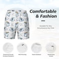 thumbnail image 5 of Lsque Mens Swim Trunks Cute Shark Pattern - Bathing Suit Compression Liner - Beach Swim Shorts Swimwear - (S-3XL) - Stretch Quick Dry -Large, 5 of 9