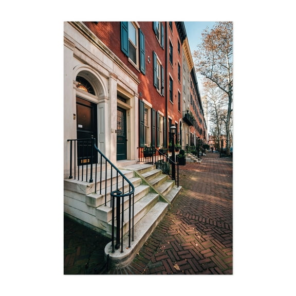 Living Rittenhouse No. 3 - Philadelphia Pennsylvania Photography Unframed Wall Art Print 5 x 7 inches