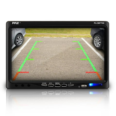 PYLE - PLCM7700 Backup Camera & Monitor System - Black