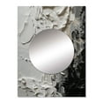 thumbnail image 2 of Designart "Tranquility Unleashed White and Black IV" Abstract Marble Mirror Wall Decor - Modern White Abstract Mirror Wall Art For Entryway - 32" x 24" Inch, 2 of 5