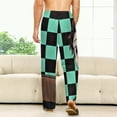 thumbnail image 3 of Demon Slayer Pajamas Pants 3D Printing Wide Leg PJ Pant Loungewear Casual Comfy Sleepwear Lounge Pants for Men WomenM, 3 of 9