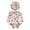 Khaki, variant on Shadoumai Baby Girls Sun Protective Long Sleeve Rash Guard Swimwear UPF 50 -Piece Bathing Suit For Toddler