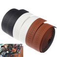 thumbnail image 2 of 2021 Bicycle Handlebar Tape Road Bike PU Leather Perforated Belt Breathable Soft MTB Fixed Gear Belt Cycling Accessory He Qiyong unisex, 2 of 2