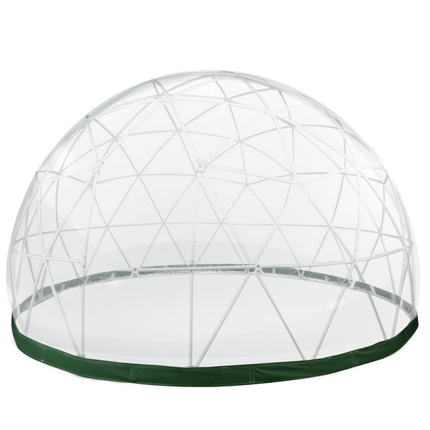 VEVOR Garden Dome 9.5ft Geodesic Dome with PVC Cover Bubble Tent