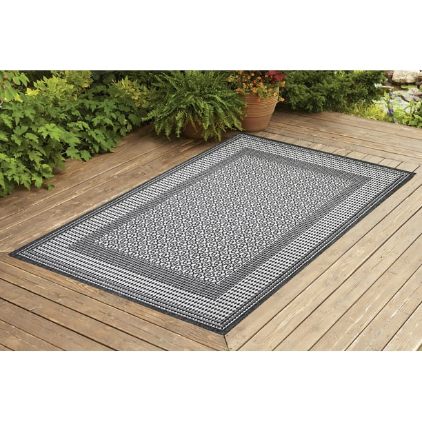 Benissimo Contemporary Indoor / Outdoor Area Rug TILE Collection I 6x9