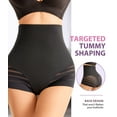 thumbnail image 3 of Vaslanda Invisible High Waisted Tummy Control Stripe Lace Underwear - Shapewear Panties for Women, 3 of 6