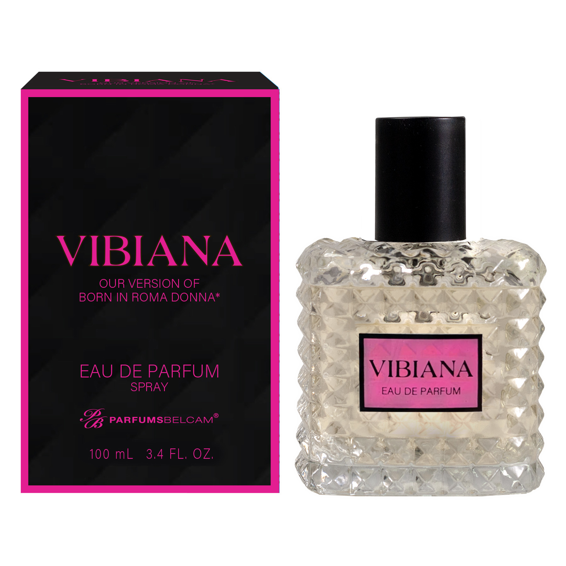 ParfumsBelcam Vibiana Eau de Parfum, Perfume for Women, 3.4 fl oz