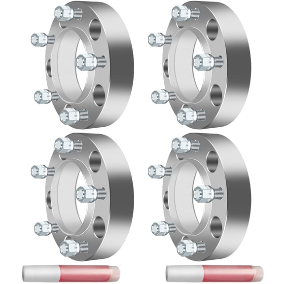 ECCPP fit for 1998-2011 2013-2021 for Toyota Land Cruiser 1.5 inch Hubcentric Silver Wheel Spacers 5x150 to 5x150 14x1.5 110mm