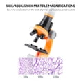 thumbnail image 4 of Optical 1200X Microscope Children Optical Microscope with LED Light Collection Bottles 12pcs Slides for Kids Student Beginner Science Educational Toy, 4 of 6