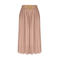 thumbnail image 1 of Jupes à Taille Élastique pour Femmes Jupe Décontractée Évasée Longueur Cheville en Polyester Longueur Régulière 1 Pce, 1 of 8
