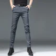 thumbnail image 2 of Pantalones de hombre de alta calidad, frescos, de seda fría, a bajo precio, elegantes, informales, de talla grande, ropa de calle, clásicos, 2 of 4