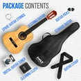 thumbnail image 2 of Pyle Junior Scale 6 String Beginner Classic Acoustic Guitar with Accessories, 2 of 7