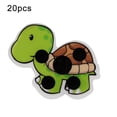 thumbnail image 1 of Etiqueta engomada del termómetro, 20 piezas de tortuga de dibujos animados para niños, etiqueta de temperatura para la fiebre corporal, etiqueta de temperatura de dibujos animados para bebés dis, 1 of 9