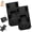 2pcs, Black, variant on Hidden Anti-Theft Passport Pouch, 3-in-1 Slim Rip-Stop Nylon Travel Waist Wallet for Cash and Cards