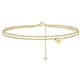 thumbnail image 1 of XWSHYW Esposas 2022 Nuevas Pulseras de Playa con Inicial de Corazón para Mujer, Pulseras de Corazón con Inicial de Letra de Tobillera En Capas Delicadas Llenas de Oro de 14 Quilates para Mujer Jewe d, 1 of 2