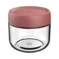 thumbnail image 4 of Leakproof Glass Storage Jars, Reusable Overnight Oats Containers with Lids, Stackable Pantry Organizers for Snacks Cereal Salad Dressing, 4 of 9