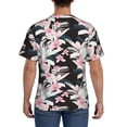 thumbnail image 2 of Naloa Orchids Flowers Men's T-Shirt Sport T-shirt Men's Basic Tee Casual Men's Shirt, Round Neck, Short Sleeves - Medium, 2 of 5