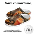 thumbnail image 6 of Disketp Countryside Fruit White Horse Women's Men's Slippers Plush Slip-On House Slipper for Winter Indoor Soft Cushion Non-slip Fluffy Slides Slippers-8, 6 of 7