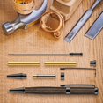 thumbnail image 5 of Kit de 5 Bolígrafos Delgados para Torneado de Madera, Bolígrafo Giratorio de 7 mm con Recarga, Ideal para Regalos de Bricolaje, Color Negro., 5 of 5
