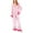 Pink#2, variant on Tnhcen Women's Satin Silk Bow Tie Pajamas Cute Holiday Pjs Set 2 Piece Santa Claus Print Pjs Sets Y2k Ribbon Sleeve Christmas Shirt Ruffle Pants Lounge wear Homewear S-L