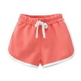 thumbnail image 2 of SILVERCELL 1-8T Toddler Boys Girls Cotton Running Athletic Sports Shorts, Kids Workout Dance Dolphin Shorts Drawstring Beach Shorts, 2 of 5