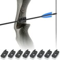 thumbnail image 1 of Archery Arrow Rest for Recurve Bows, 8 Pack Plastic Right-Hand Arrow Support with Adhesive Backing for Hunting Training Target, 1 of 6