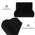 thumbnail image 3 of FONDOTIN 4Pack Toilet Seat Riser Black Square Shape with Comfortable Feel 2.8x2.4x0.08in, 3 of 5
