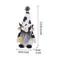 thumbnail image 3 of Cow Decoration Dwarf Faceless Doll Rudolf Antlers Cow Doll, 3 of 4