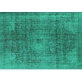 thumbnail image 1 of Ahgly Company Indoor Rectangle Oriental Turquoise Blue Industrial Area Rugs, 3' x 5', 1 of 4