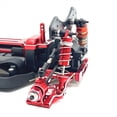 thumbnail image 3 of Kit de Amortiguador Hidráulico Delantero y Trasero Mejorado para Coche RC para LC RACING 1/10 PTG-2 PTG-2R Piezas Mejoradas para Coche RC Azul, 3 of 5
