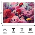 thumbnail image 2 of Vibrant Beautiful Floral Wall Picture 8x12 Inch Round Metal Tin Sign Modern Iron Plate Art Hanging Home Wall Decor, 2 of 8