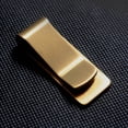 thumbnail image 2 of 2X Fashion Brass Money Clip Simple Cash ID Card Clamp, 2 of 8