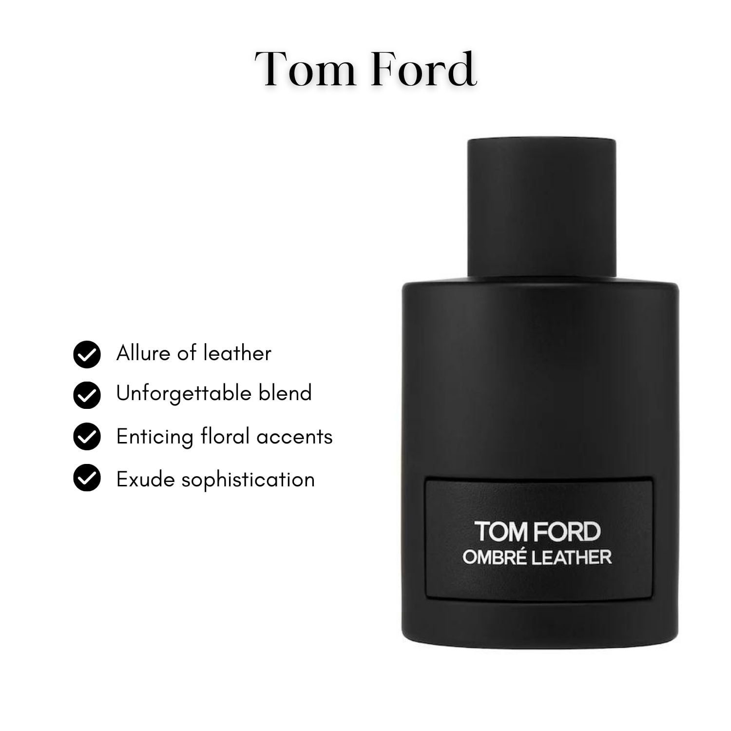 Tom Ford Ombre Leather by Tom Ford 3.4 oz. PARFUM Spray for Men. New Sealed  Box
