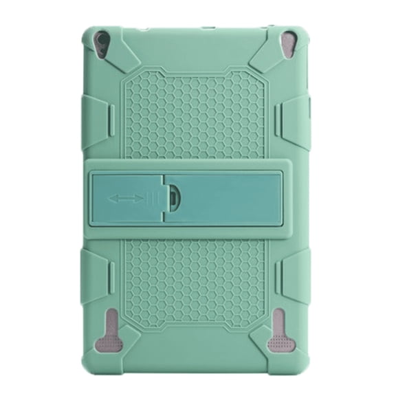 GJX 10.1 Inch Android Tablet Case, Universal Silicone Cover with Drop Resistance, Slim Protective Shell for Travel, Work, Study, Dark Green