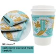 WK IEASON Reusable Hot Coffee Cup Insulator Sleeves Neoprene Hot Coffee