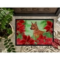 thumbnail image 3 of Carolines Treasures CK1304JMAT Miniature Pinscher Poinsettas Door Mat Indoor Rug or Outdoor Welcome Mat 24x36 Doormat, 3 of 4