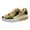 Gold, variant on Women's Platform Sneakers Sequin Wedge Heel Lace up Fashion Casual Walking Shoes