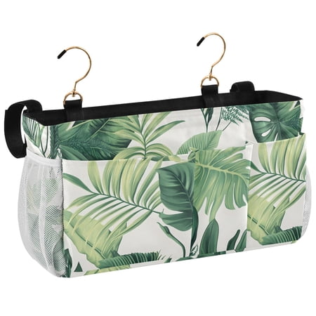 Ryvnso Bedside Caddy Leaves Bedside Storage Bag Hanging Organizer