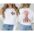 thumbnail image 3 of Happiest Place On Earth Sweatshirt, Kiss Castle Sweatshirt, Couple Mouse Valentines Sweatshirt, Anniversary Day Sweatshirt - Sizes S-5XL ,Art Print JSC, 3 of 6