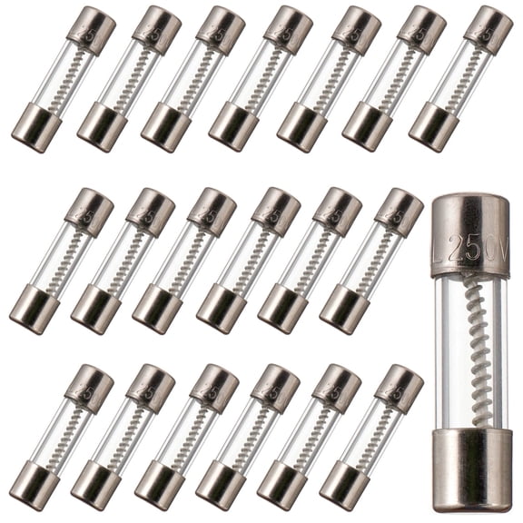 T4AL250V 5x20mm 4A 250V Slow Blow Fuses 4 amp 250 Volt 0.2 x 0.78 Inch Glass Tube Time-delay Fuses (Pack of 20)$$Tools & Hardware Other
