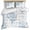 Blue, variant on 3 Piece Blue Grey Coral Coastal Duvet Cover Set California King,Microfiber Comforter/Quilt Cover with Corner Ties and 2 Pillowcases,Summer Beach Seaside Nautical Soft Bedding with Zipper Closure