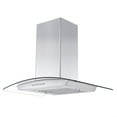 thumbnail image 4 of ZLINE 30 in. Wall Mount Range Hood in Stainless Steel & Glass (KZ-30), 4 of 5