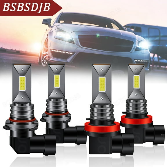 For Chevy Colorado 2013-2020 6000K White LED Headlight High Low Beam Bulbs