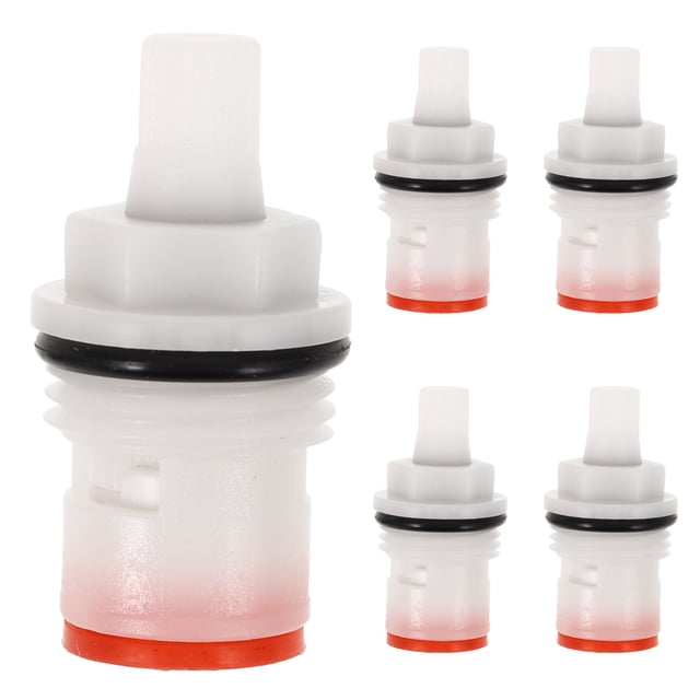5 Pcs Valve de Robinet Robuste Noyau de Robinet en Plastique Noyau de Valve de Robinet Chaud Remplacement